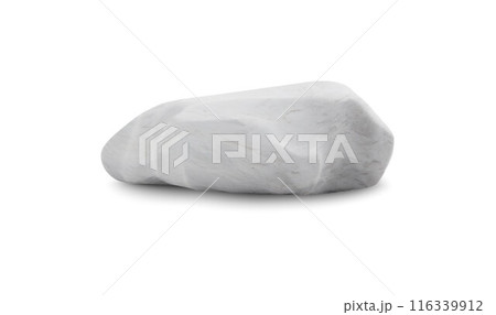 3D stone podium vector, granite stand for product presentation, realistic marble white rock showcase pedestal, boulder 3D stone podium vector, granite stand for product presentation, realistic marble white rock showcase pedestal, boulder 116339912