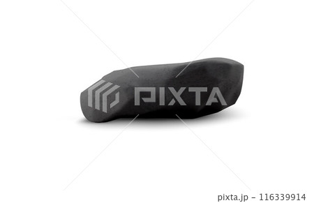 3D black stone podium vector, granite stand for product presentation, realistic marble rock showcase boulder pedestal 3D black stone podium vector, granite stand for product presentation, realistic marble rock showcase boulder pedestal 116339914