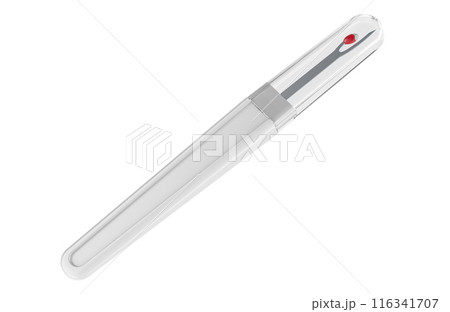 Seam ripper with cap, 3D rendering 116341707