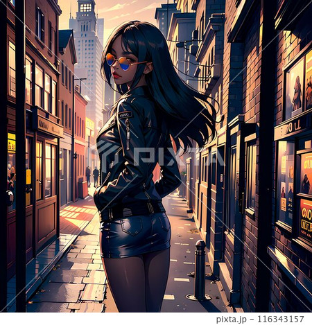 クールな女性 クールな女性 116343157