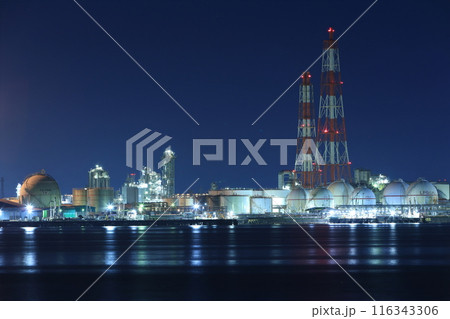 工場夜景(築港浜寺西町) 工場夜景(築港浜寺西町) 116343306