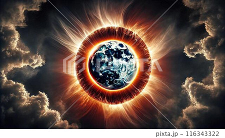 リングオブファイヤーの日食 116343322