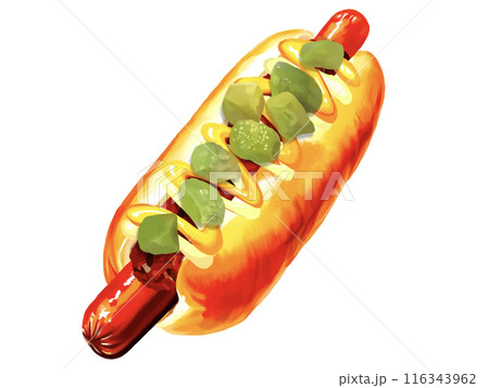 チリドッグ（アボカド付き） 116343962