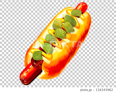 チリドッグ（アボカド付き） 116343962