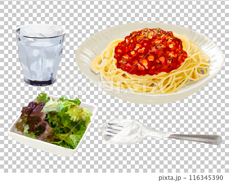 肉醬義大利麵（沙拉套餐） 116345390