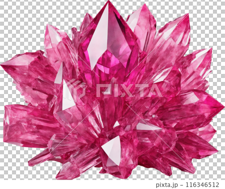 粉紅色水晶 116346512