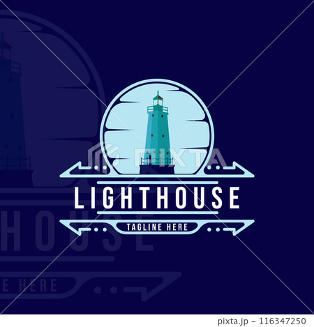 lighthouse logo vintage vector illustration template icon graphic design lighthouse logo vintage vector illustration template icon graphic design 116347250