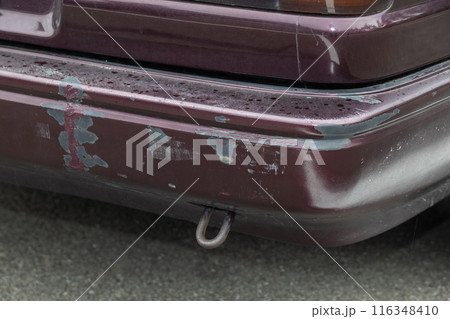 車のボディ 劣化 Car body deterioration and rust, dents 車のボディ 劣化 Car body deterioration and rust, dents 116348410