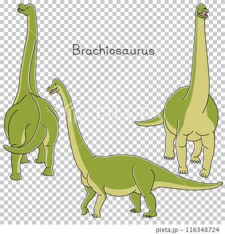 恐竜セット　ブラキオサウルス 116348724