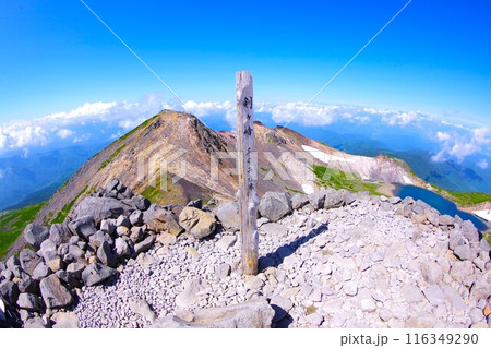 剣ヶ峰頂上の景色 剣ヶ峰頂上の景色 116349290