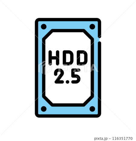 ハードディスク　HDDのアイコン 116351770