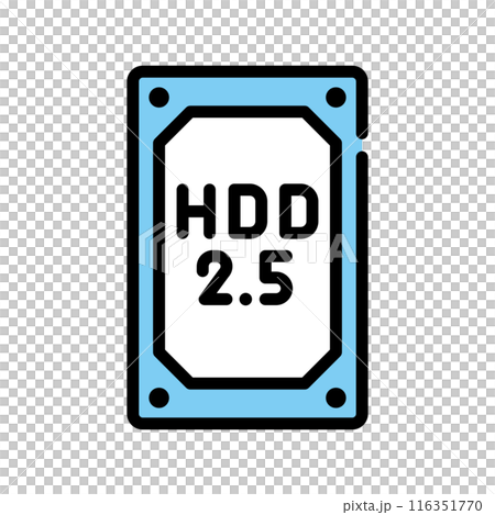 ハードディスク　HDDのアイコン 116351770