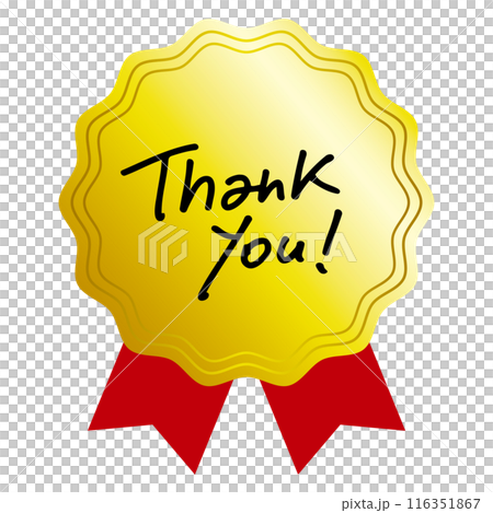 手寫的感謝禮物貼紙訊息 手寫的感謝禮物貼紙訊息 116351867