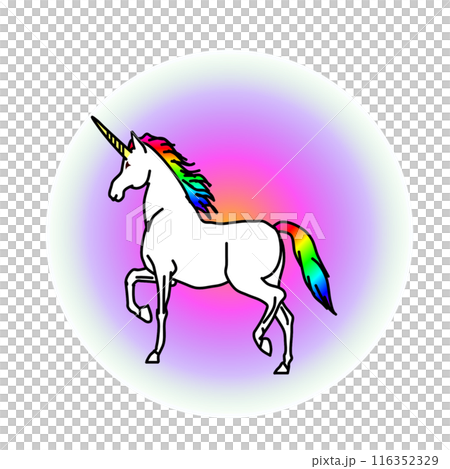 ユニコーンのイラスト 116352329