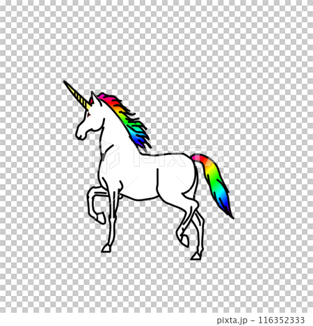 ユニコーンのイラスト 116352333