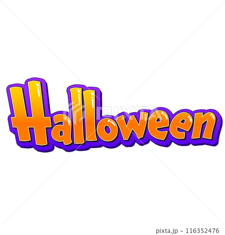Halloweenロゴ 116352476