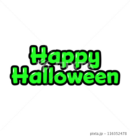 Halloweenロゴ 116352478
