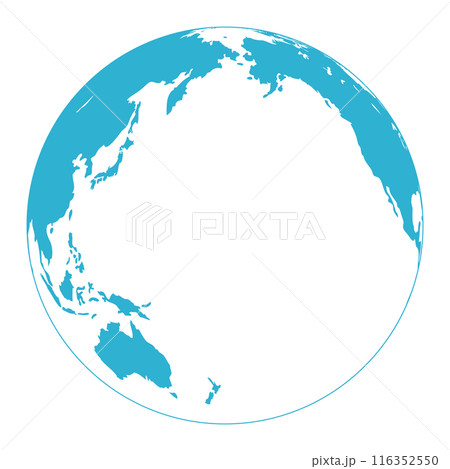 地球（太平洋・オセアニア・アジア・アメリカ） 116352550