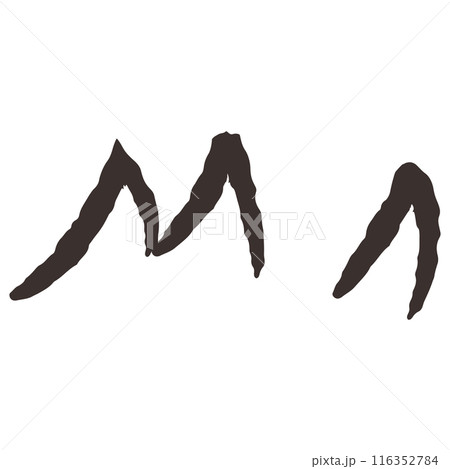 シンプルな草の手描きイラスト シンプルな草の手描きイラスト 116352784