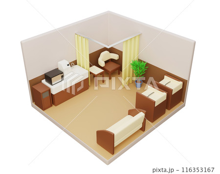 授乳室のアイソメトリック 116353167
