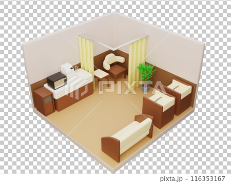 授乳室のアイソメトリック 116353167
