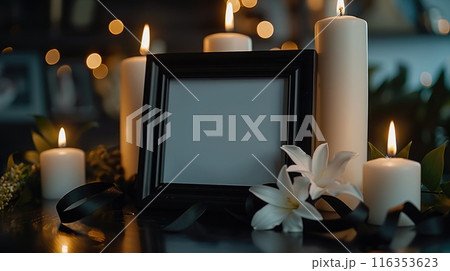 A symbol of remembrance is the mourning 116353623