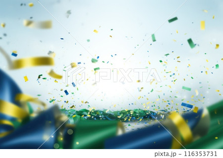 Freedom commemoration: Brazilian independence day, celebrating country's emancipation with vibrant festivities, patriotic fervor, expressions of gratitude for sacrifices made for liberty, autonomy. 116353731