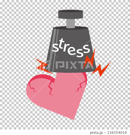 心靈壓力的圖像說明 116354019