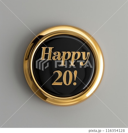 Congratulatory text: a special message with good wishes and congratulations for the 20th anniversary, reminding you of the importance of the day and wishing you happiness. 116354128