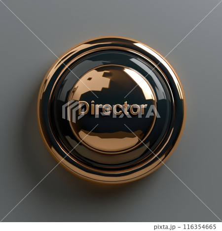 Visual accent: original banner with the text director on the background, expressing a unique style and image, helping to create a memorable impression of the company or person. Visual accent: original banner with the text director on the background, expressing a unique style and image, helping to create a memorable impression of the company or person. 116354665