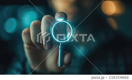 Search bar, online navigation, efficiently search and explore information on websites, apps and digital platforms, touch screen searching engine icon 116354668