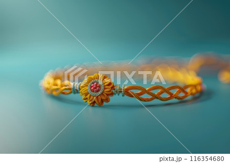Joyful bonding: happy raksha bandhan, celebrating cherished bond between siblings, marked by traditional tying of rakhi, heartfelt promises, enduring love that strengthens family ties. 116354680