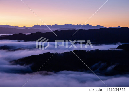 絶景雲海に感動 116354831