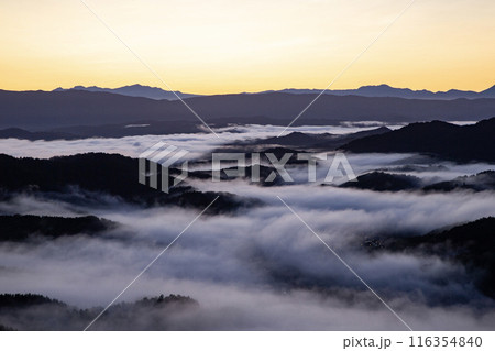 絶景雲海に感動 絶景雲海に感動 116354840