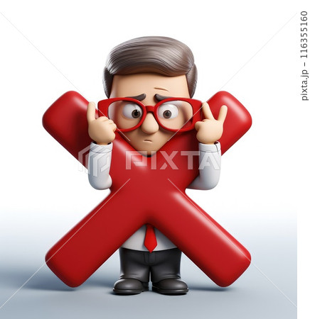 Banning entry: a 3d prohibition concept with a red x sign, a virtual warning symbolizing restricted access for banners and websites, ensuring digital safety and control in a visually impactful design 116355160