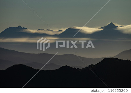 絶景雲海に感動 116355260