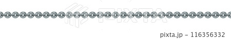 Metal chain Seamless pattern. Silver jewelry for Realistic brushes and design Background. Png 116356332