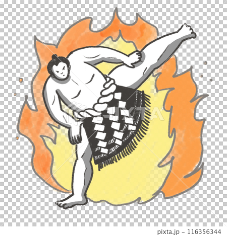 四足相撲選手 116356344