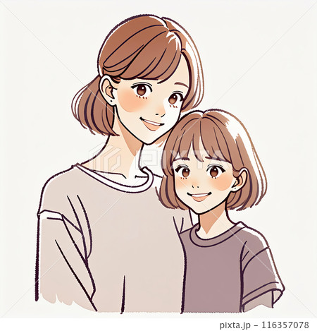 家族 / 団欒のイラスト素材 116357078