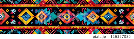 Traditional South America Peruvian native design 116357086
