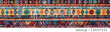 Traditional national pattern of South America 116357155