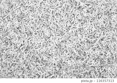 シュレッダーのゴミ・背景素材 シュレッダーのゴミ・背景素材 116357313
