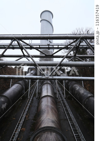 佐久発電所（サージタンクと水圧鉄管） 116357419