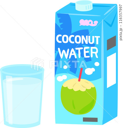 パック入りのココナッツウォーター パック入りのココナッツウォーター 116357997