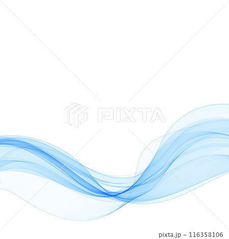 abstract blue wave. graphics. Presentation template. eps 10 116358106