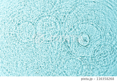 Texture of fresh blue water with droplets. Perfect as a backdrop in a design layout. Texture of fresh blue water with droplets. Perfect as a backdrop in a design layout. 116358268