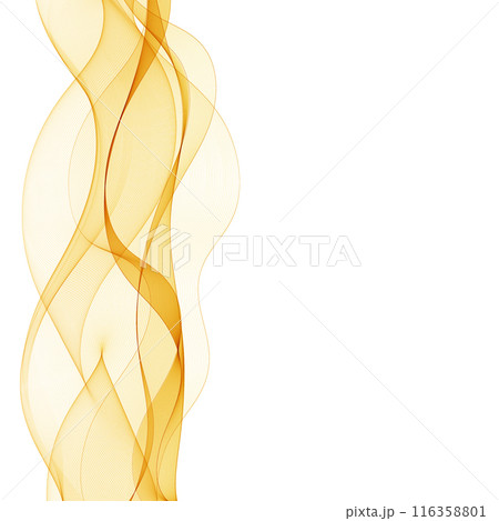 Smooth wave flow. Color wave. abstract design. eps 10 116358801