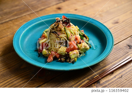 和風冷製ツナパスタ 和風冷製ツナパスタ 116359402