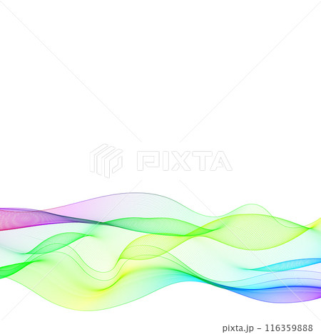 Smoke abstract background with curve. Suitable for poster, wallpaper, cover and flyer. Color wave. eps 10 116359888