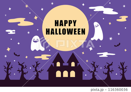 ハロウィン背景イラスト ハロウィン背景イラスト 116360036